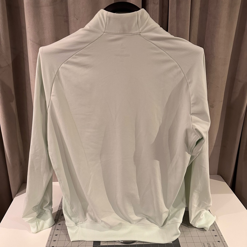 Adidas Mint Green Quarter-Zip Pullover - Picture 2 of 10